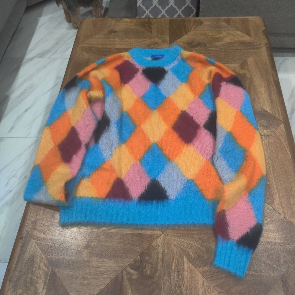 NINA RICCI sweater Size XL Mohair & Wool Blend sweater New Oversized $1279.00